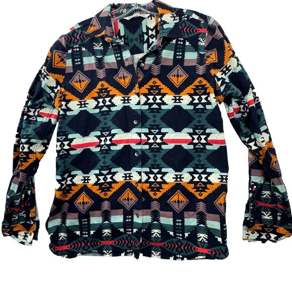 Woolrich Multicolor Patterned Button Down Shirt - Picture 1 of 12